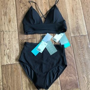 H&M black bikini